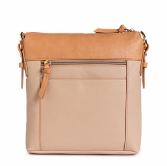 Kim Rogers Tan Double Pocket Crossbody - Picture 3 of 7